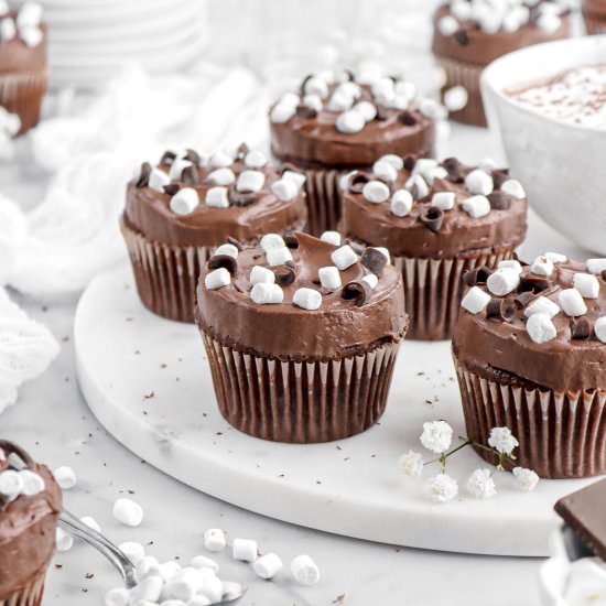 Hot Chocolate Cupcakes