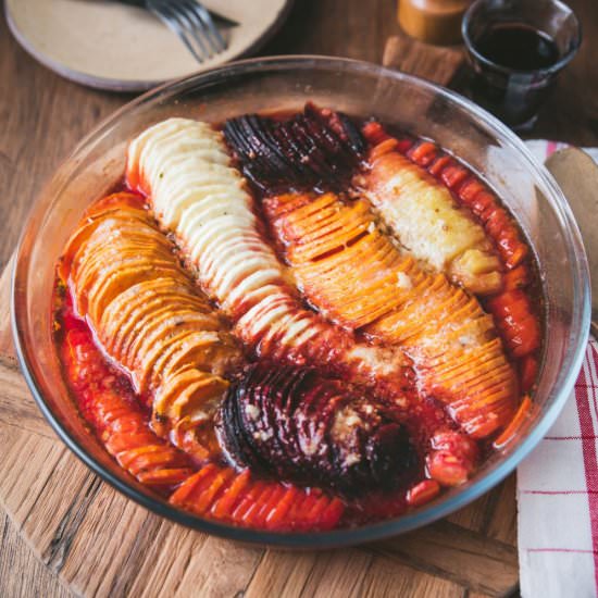 Baked Root Vegetable Gratin Recipe