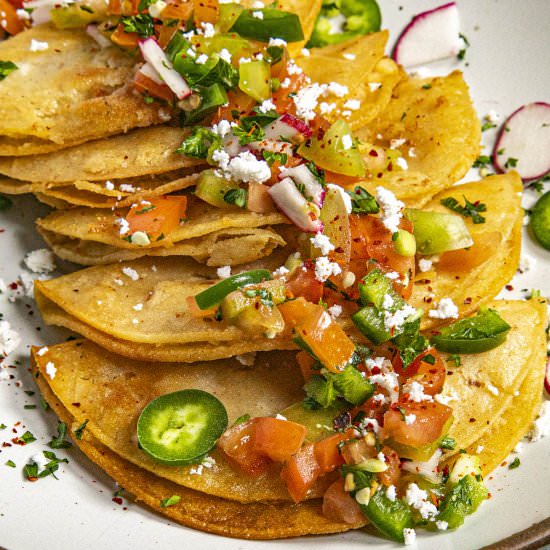 Tacos de Papa (Crispy Potato Tacos)