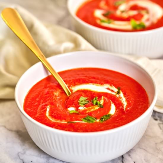 Roasted Red Pepper Soup
