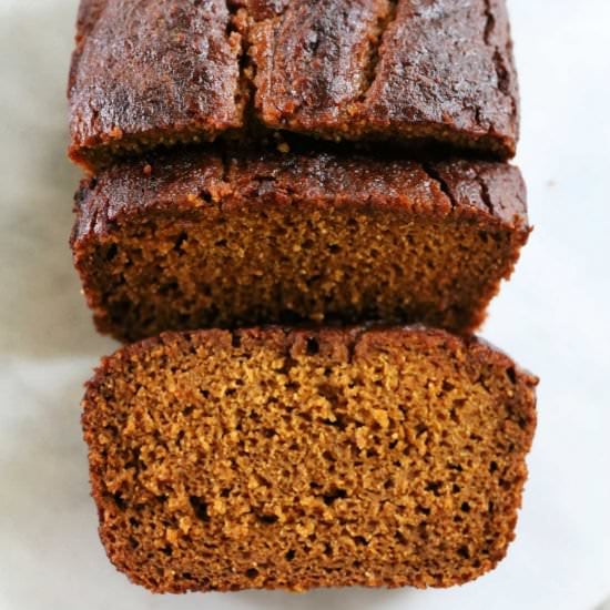 Paleo Pumpkin Bread No Almond Flour