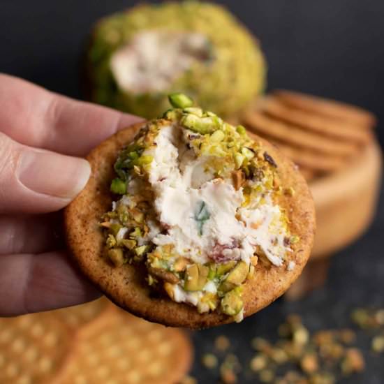 Pistachio Cranberry Cheese Ball