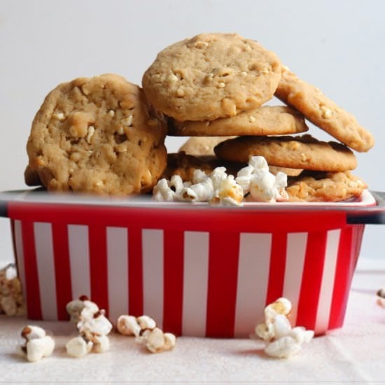Caramel Buttered Popcorn Cookies