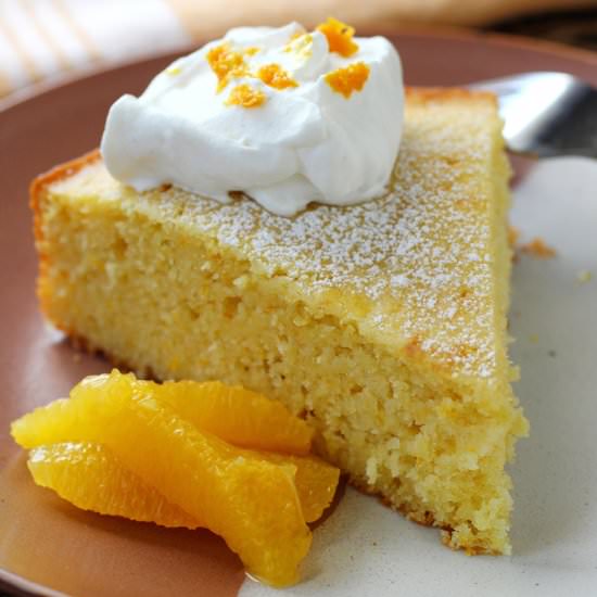Sicilian orange semolina cake