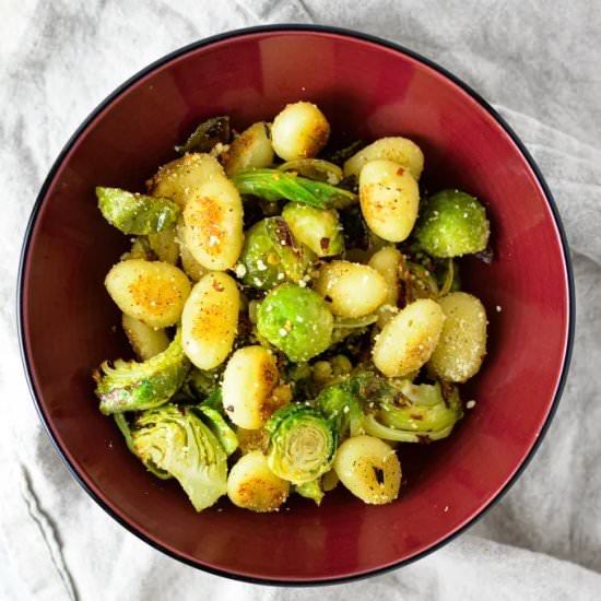 Brussels Sprouts and Gnocchi