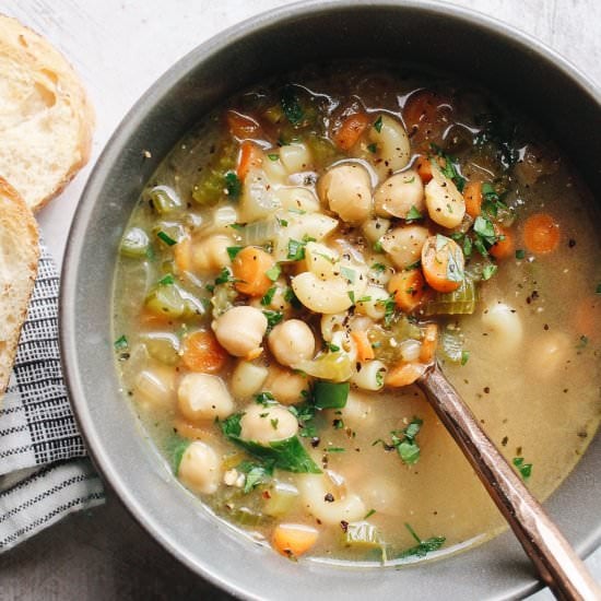 Chickpea Noodle Soup