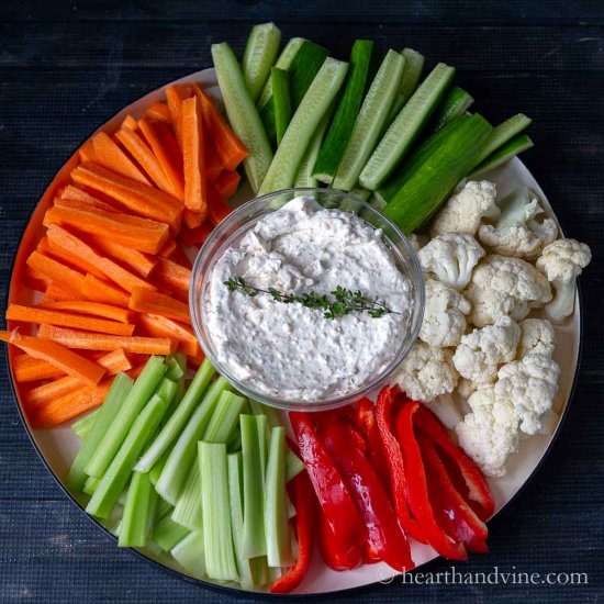 Cream Cheese Veggie Dip Recipe