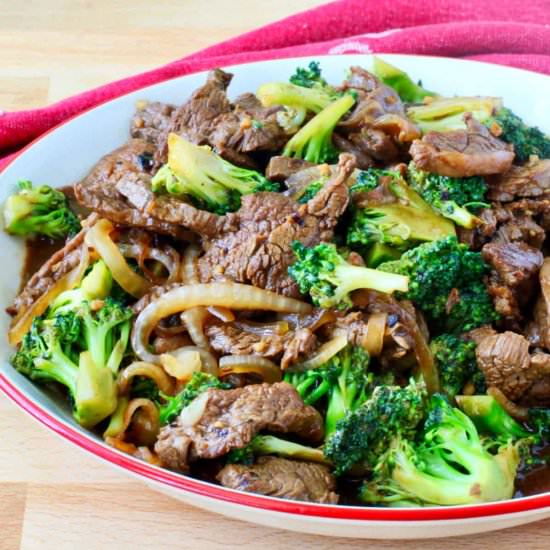 Stir-Fried Beef and Broccoli