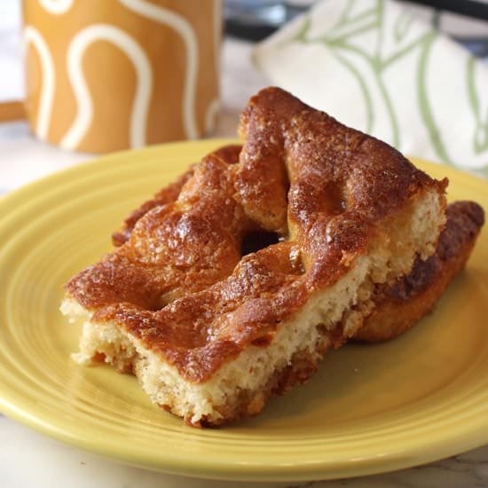 Brown Sugar Focaccia Cake