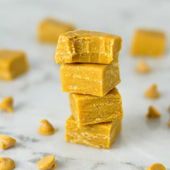 2 Ingredient Peanut Butter Fudge