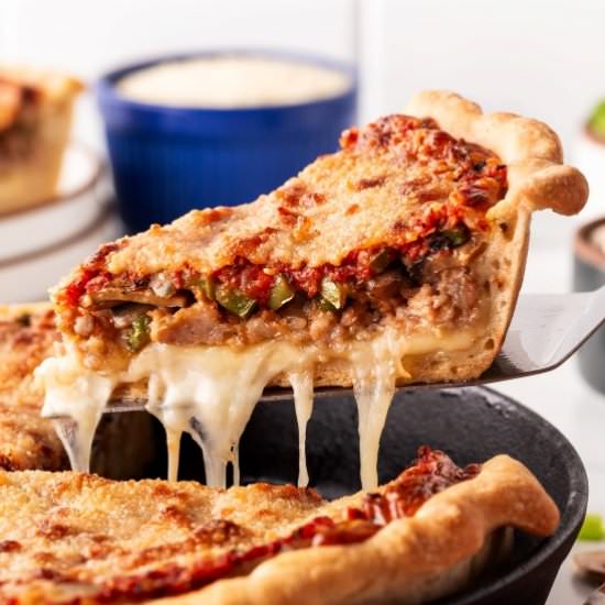 Deep Dish Pizza Recipe