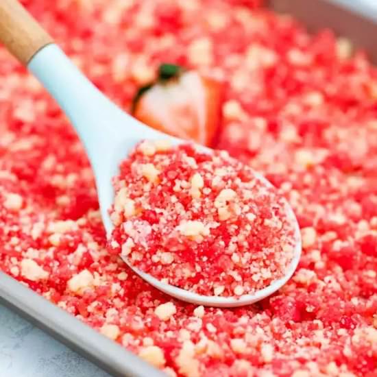 Strawberry Shortcake Crumbs