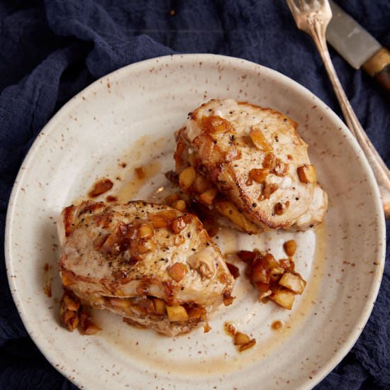 Pork Chops with Apples