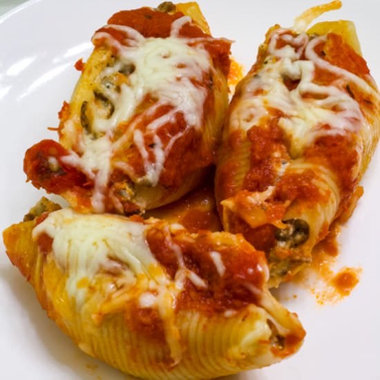 beef stuffed shells