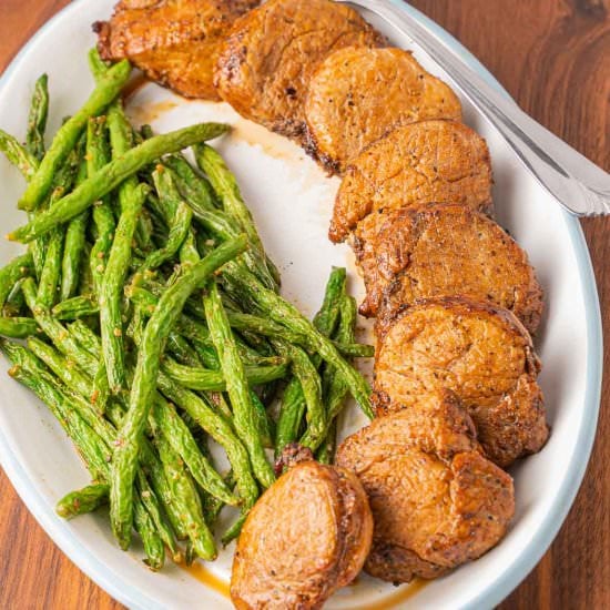 Air Fryer Pork Tenderloin Medallion