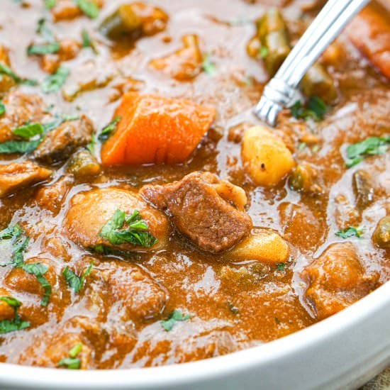 Slow Cooker Lamb Stew