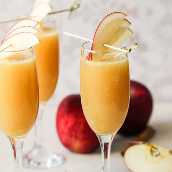 Apple Mimosa Mocktail