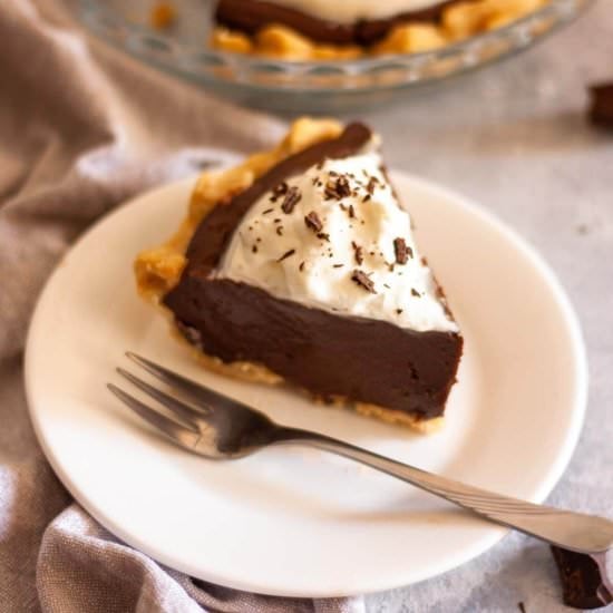 Old Fashioned Chocolate Pie