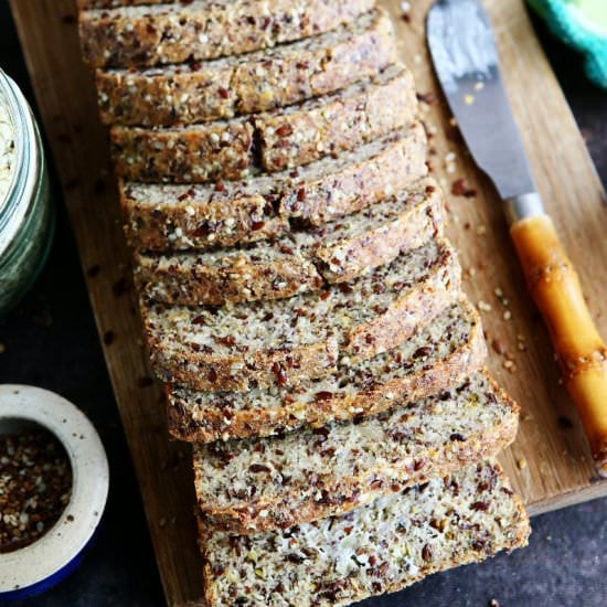 Low Carb Bread with Cottage Cheese