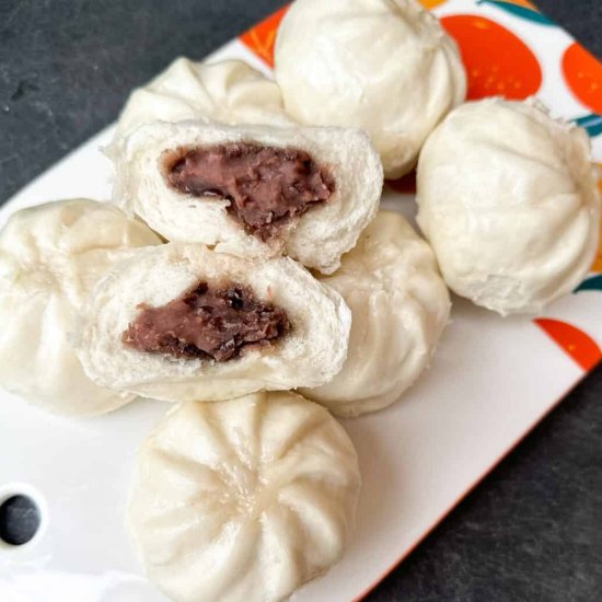 Steamed Red Bean Paste Buns