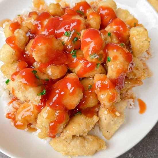 Air Fryer Sweet And Sour Chicken