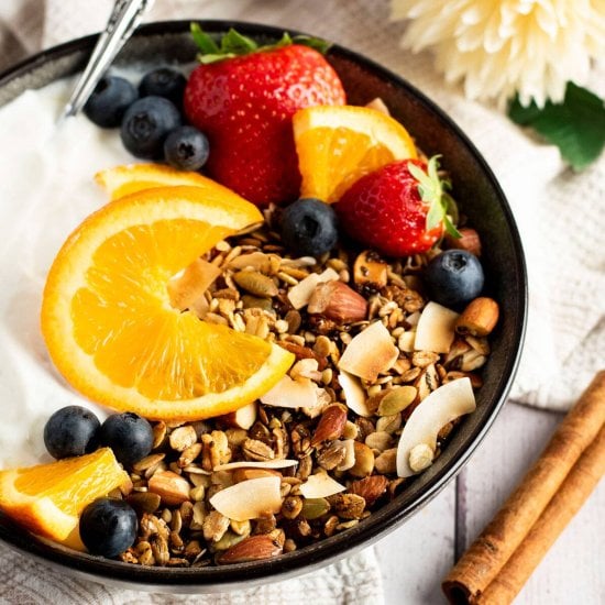 Tropical Granola w/ Orange & Ginger