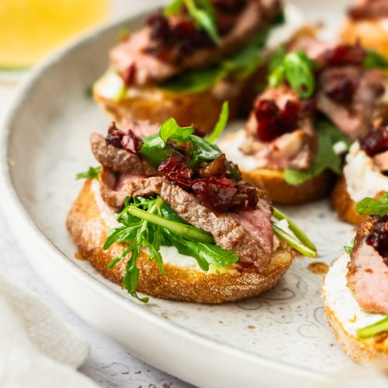 Steak Crostini