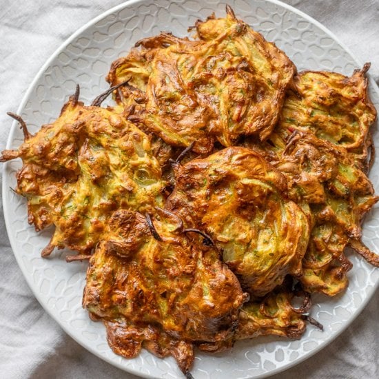 Air Fryer Vegan Onion Pakora