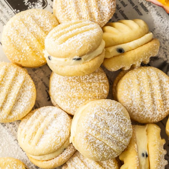 Passionfruit Melting Moments