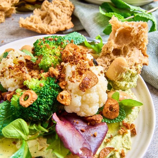 Whipped Tofu with Chili Dressing