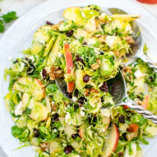Shaved Brussels Sprouts Salad