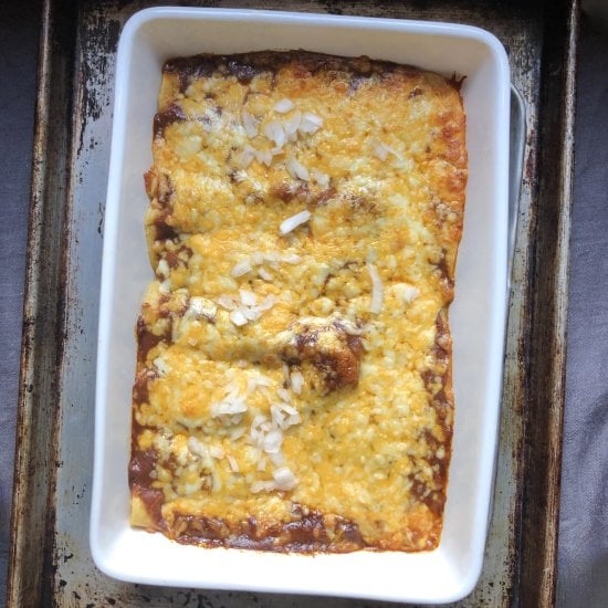 Best Restaurant Cheese Enchiladas Feature image