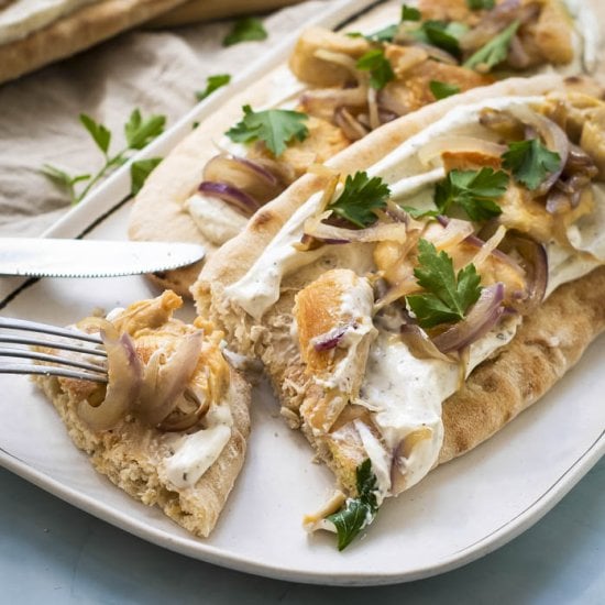 Healthy Chicken Pitas Feature image