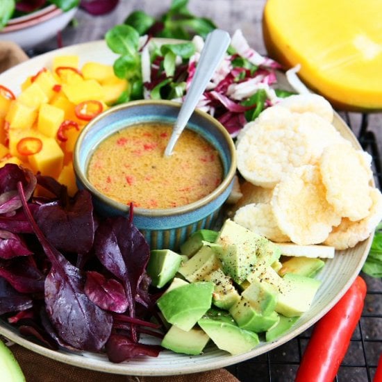 Mango and Avocado Salad with Carob Feature image