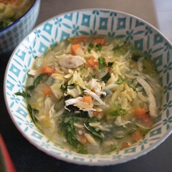 Chicken Orzo Soup Feature image