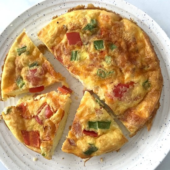 Air Fryer Frittata Feature image