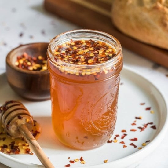 Hot Honey Recipe Feature image