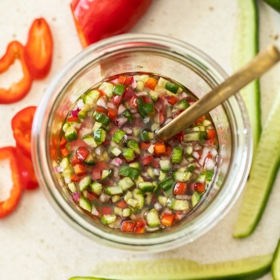 Ajaad Sauce (Thai Cucumber Relish) Feature image