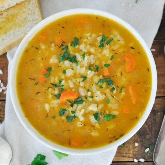 Spanish Sopa de Arroz Recipe Feature image