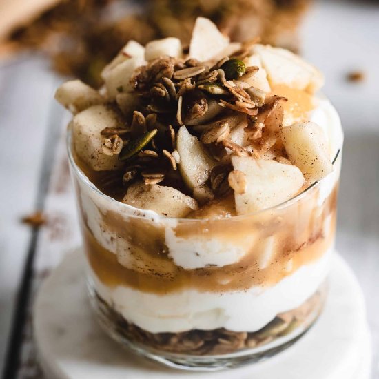Cinnamon Apple Yogurt Parfait