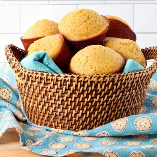 Honey Corn Muffins Feature image