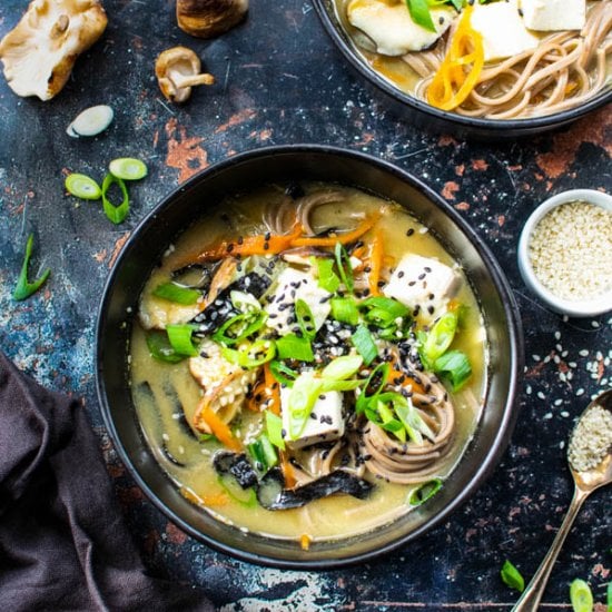 Miso Noodle Soup Feature image