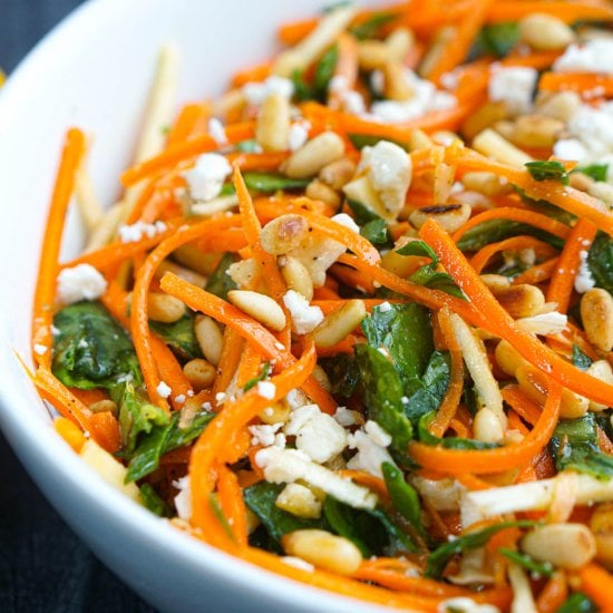 Lemon & Feta Raw Carrot Salad Feature image