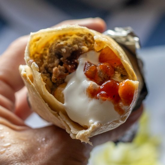 Mexican Beef Burrito
