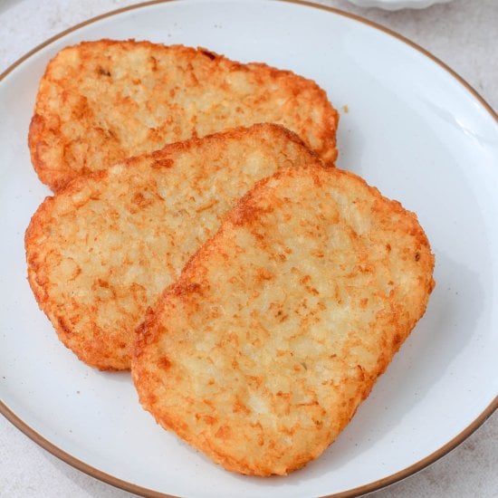 Air Fryer Frozen Hash Browns Feature image