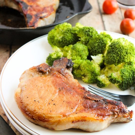 Brown Sugar Bone In Pork Chops