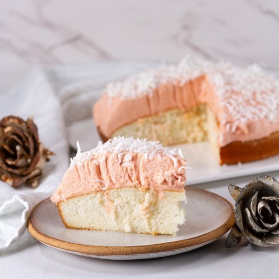 Coconut Guava Cake