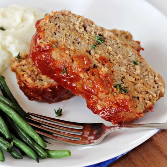 Tender & Juicy Ground Pork Meatloaf