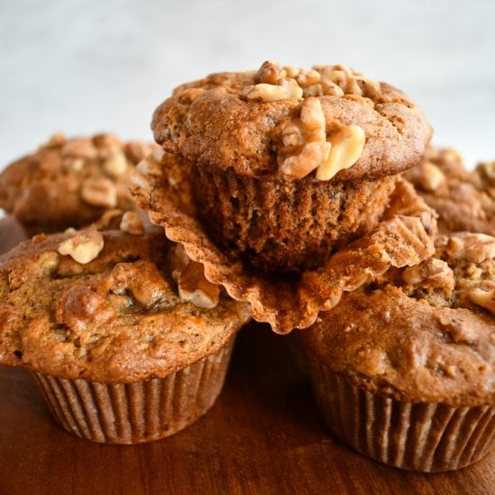 Gluten Free Banana Bread Muffins