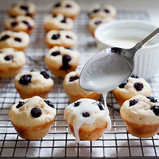 Blueberry Pancake Bites
